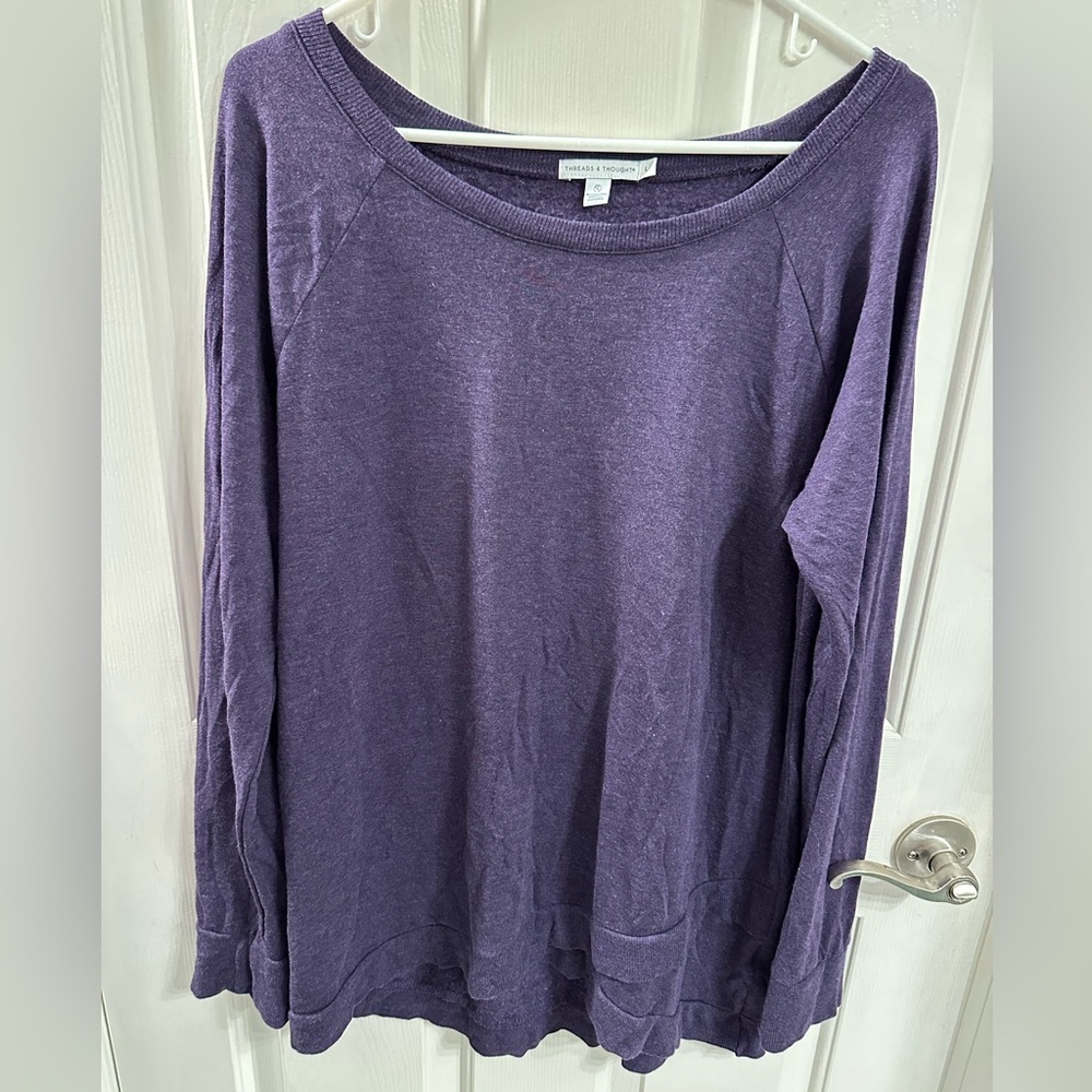 Threads 4 Thought - Size XL - purple tunic
